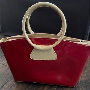 Beijo London Pearlesque Red tote
